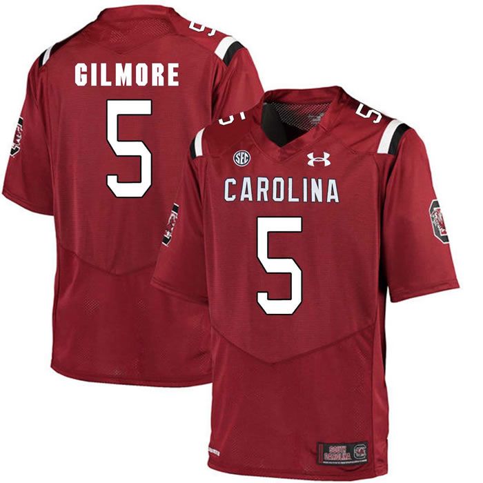 South Carolina Gamecocks #5 Stephon Gilmore Red College Football Jersey
